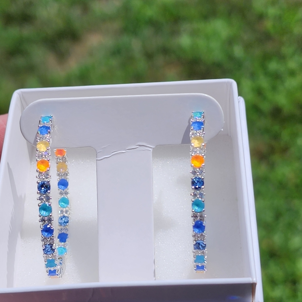 APRICOT SKY Sunset, Jewel Candy Hoops, Bomb Party, RBP7593